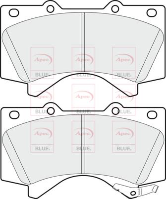 APEC PD4292 - Brake Pad Set, disc brake car-mod.net