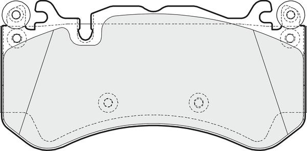 APEC PD4269 - Brake Pad Set, disc brake car-mod.net
