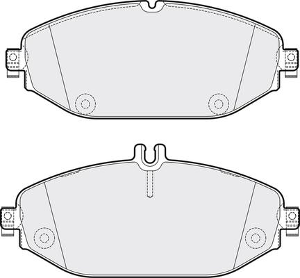 APEC PD4282 - Brake Pad Set, disc brake car-mod.net