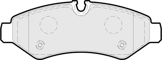 APEC PD3919 - Brake Pad Set, disc brake car-mod.net