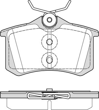 APEC PD3984 - Brake Pad Set, disc brake car-mod.net