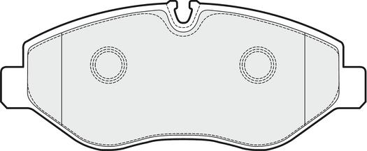 APEC PD3090 - Brake Pad Set, disc brake car-mod.net