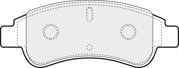 APEC PD3059 - Brake Pad Set, disc brake car-mod.net