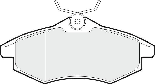 APEC PD3068 - Brake Pad Set, disc brake car-mod.net