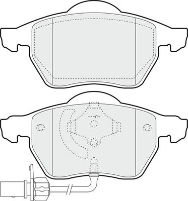 APEC PD3015 - Brake Pad Set, disc brake car-mod.net