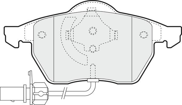 APEC PD3016 - Brake Pad Set, disc brake car-mod.net