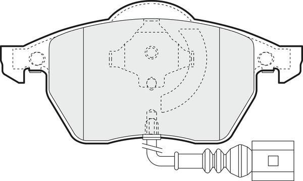 APEC PD3017 - Brake Pad Set, disc brake car-mod.net