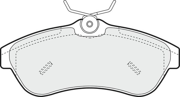 APEC PD3149 - Brake Pad Set, disc brake car-mod.net