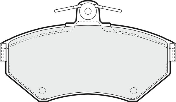 Valeo 302437 - Brake Pad Set, disc brake car-mod.net