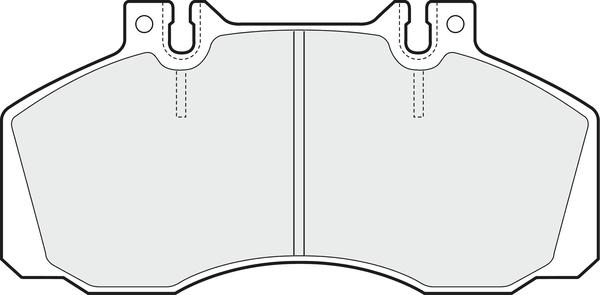 APEC PD3111 - Brake Pad Set, disc brake car-mod.net