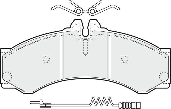 AD 724.00 - Brake Pad Set, disc brake car-mod.net