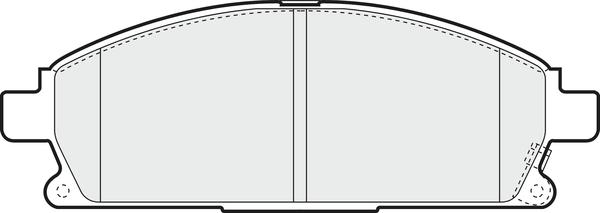 APEC PD3186 - Brake Pad Set, disc brake car-mod.net
