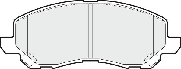 APEC PD3134 - Brake Pad Set, disc brake car-mod.net