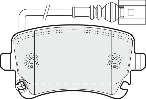APEC PD3120 - Brake Pad Set, disc brake car-mod.net