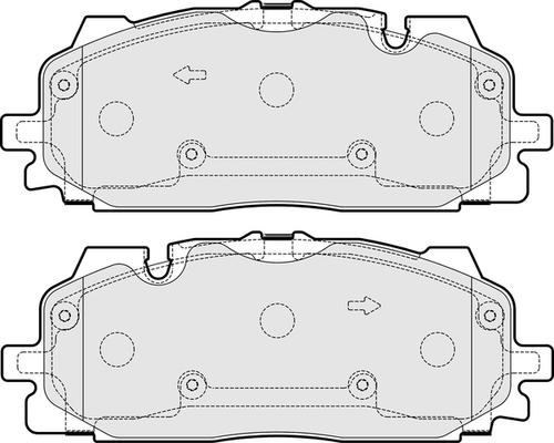 APEC PD3841 - Brake Pad Set, disc brake car-mod.net