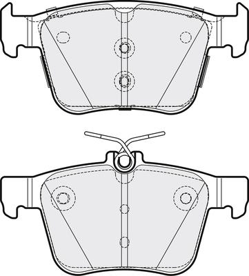 APEC PD3831 - Brake Pad Set, disc brake car-mod.net