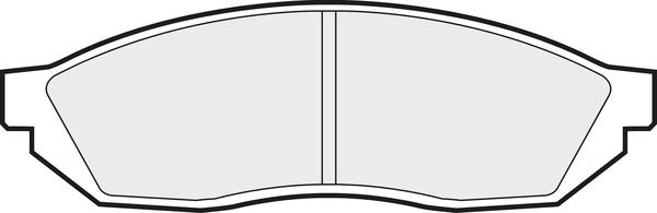 APEC PD3396 - Brake Pad Set, disc brake car-mod.net