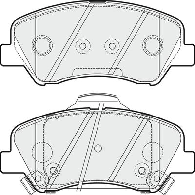 APEC PD3361 - Brake Pad Set, disc brake car-mod.net
