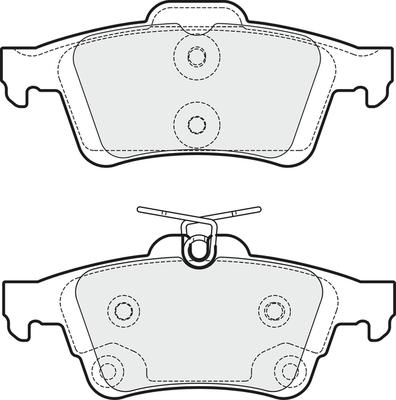 APEC PD3314 - Brake Pad Set, disc brake car-mod.net