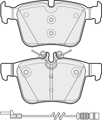 APEC PD3379 - Brake Pad Set, disc brake car-mod.net