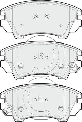 APEC PD3253 - Brake Pad Set, disc brake car-mod.net
