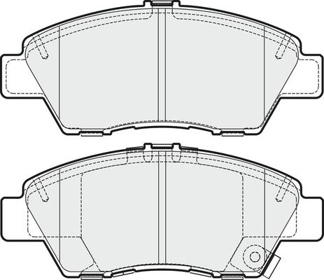 APEC PD3252 - Brake Pad Set, disc brake car-mod.net