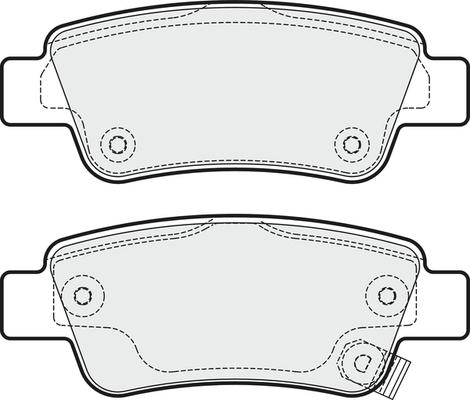 APEC PD3229 - Brake Pad Set, disc brake car-mod.net
