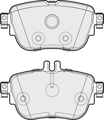 APEC PD3790 - Brake Pad Set, disc brake car-mod.net