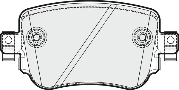 APEC PD3738 - Brake Pad Set, disc brake car-mod.net