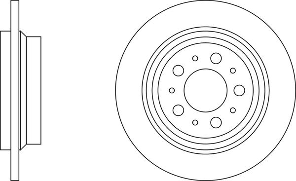 Zimmermann 610 3703 00 - Brake Disc car-mod.net