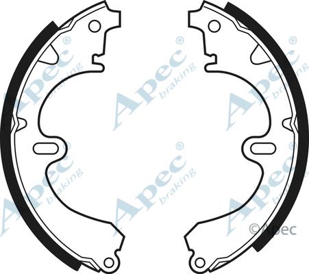 APEC SHU369 - Drum Brake Shoe Set car-mod.net