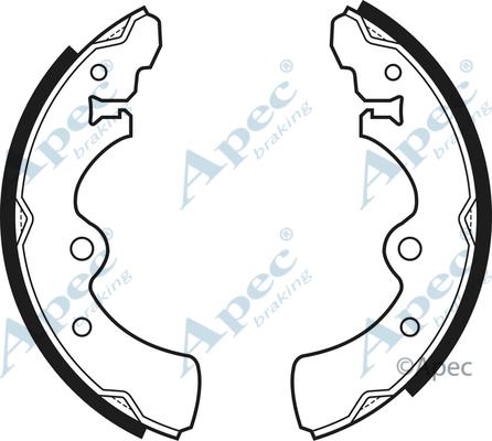 APEC SHU309 - Drum Brake Shoe Set car-mod.net