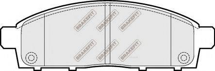 APEC PD3158 - Brake Pad Set, disc brake car-mod.net