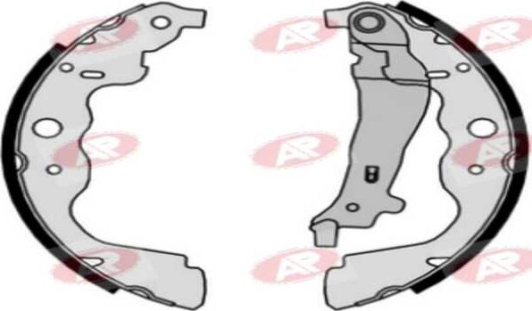 AP-SA A9890 - Drum Brake Shoe Set car-mod.net