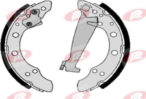 AP-SA A4100 - Drum Brake Shoe Set car-mod.net