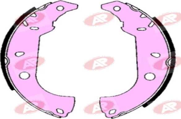 AP-SA A4860 - Drum Brake Shoe Set car-mod.net