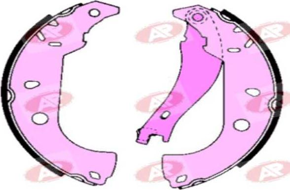 AP-SA A5050 - Drum Brake Shoe Set car-mod.net