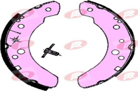 AP-SA A5070 - Drum Brake Shoe Set car-mod.net