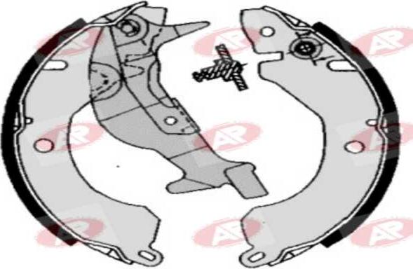 AP-SA A5221 - Drum Brake Shoe Set car-mod.net