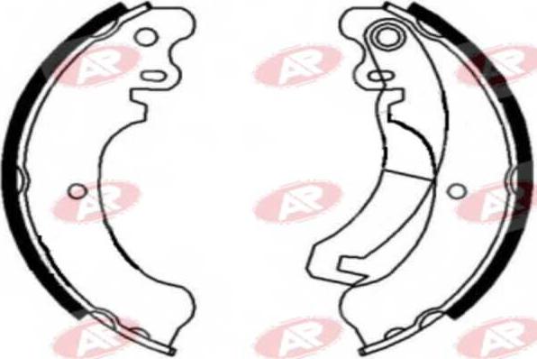 AP-SA A8570 - Drum Brake Shoe Set car-mod.net
