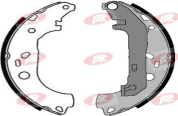 AP-SA A8600 - Drum Brake Shoe Set car-mod.net