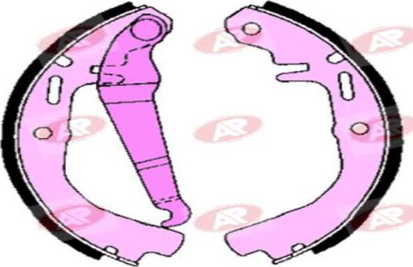 AP-SA A2560 - Drum Brake Shoe Set car-mod.net