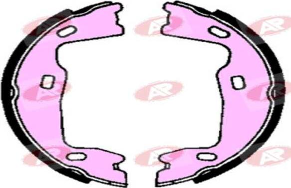 AP-SA A2570 - Drum Brake Shoe Set car-mod.net