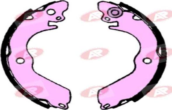 AP-SA A7020 - Drum Brake Shoe Set car-mod.net