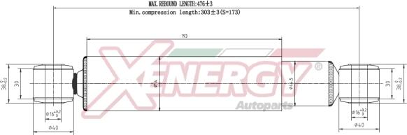 AP XENERGY X992135 - Shock Absorber car-mod.net