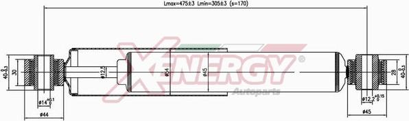 AP XENERGY X458344 - Shock Absorber car-mod.net