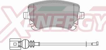 AP XENERGY X40904 - Brake Pad Set, disc brake car-mod.net