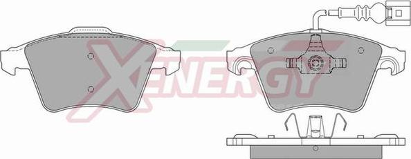 AP XENERGY X40902 - Brake Pad Set, disc brake car-mod.net