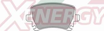 AP XENERGY X40907 - Brake Pad Set, disc brake car-mod.net