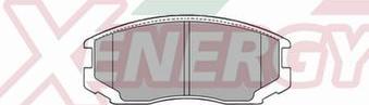 AP XENERGY X40496 - Brake Pad Set, disc brake car-mod.net
